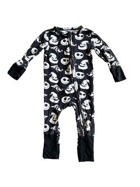 Posh Peanut X Disney Nightmare Before Christmas Halloween Footie Sleeper, 3-6 Mo